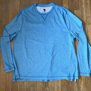 Ocean & Coast Long Sleeve Crew Neck Cotton T Shirt Size‎ XXL Travis Teal